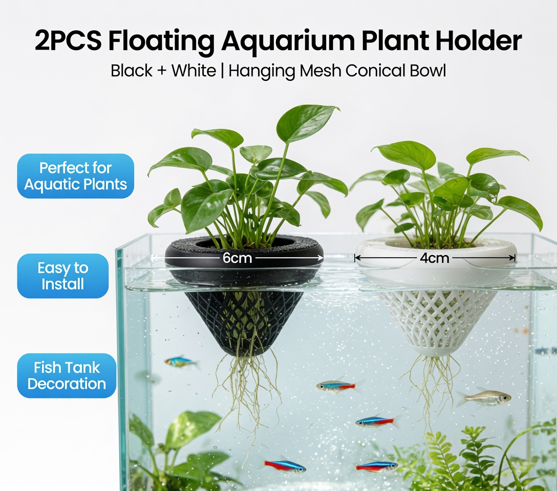 2PCS Floating Aquarium Plant H - đánh giá và giá Marine Aquarium Aquascape