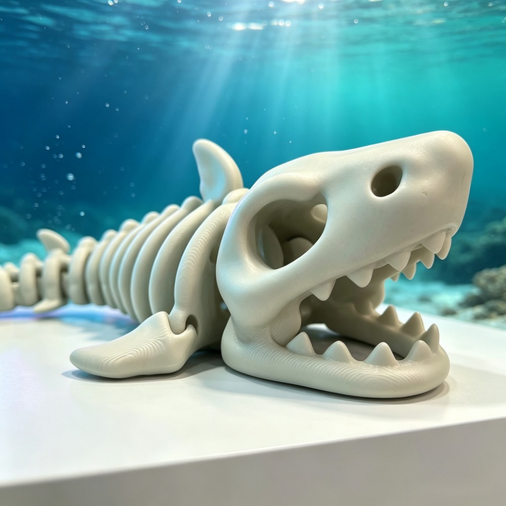 Shark Skeleton Aquarium Decor  - đánh giá và giá Marine Aquarium Aquascape