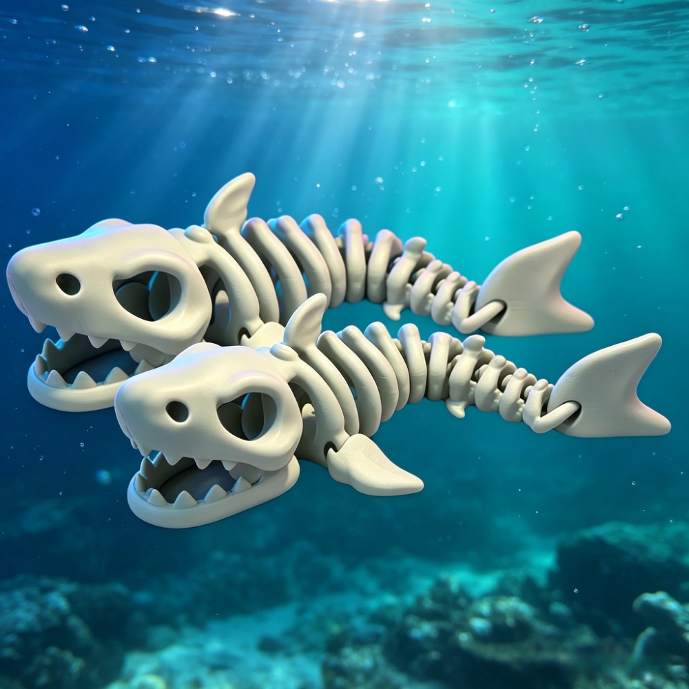Shark Skeleton Aquarium Decor  - đánh giá và giá Marine Aquarium Aquascape