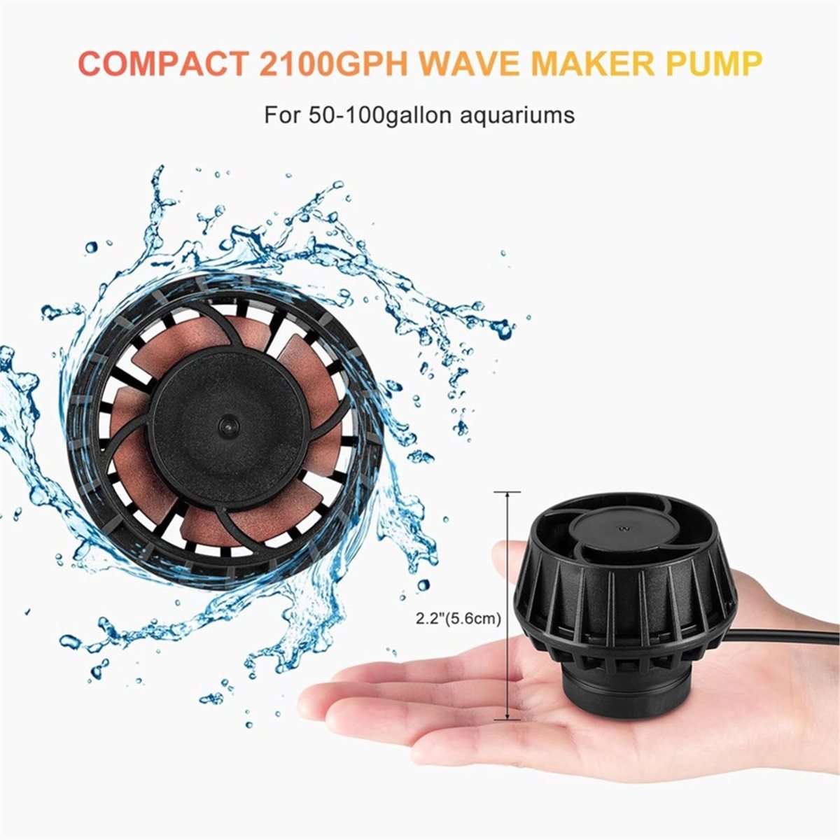 A983K 2100GPH Aquarium Wave Ma - đánh giá và giá Powerhead Wave Maker