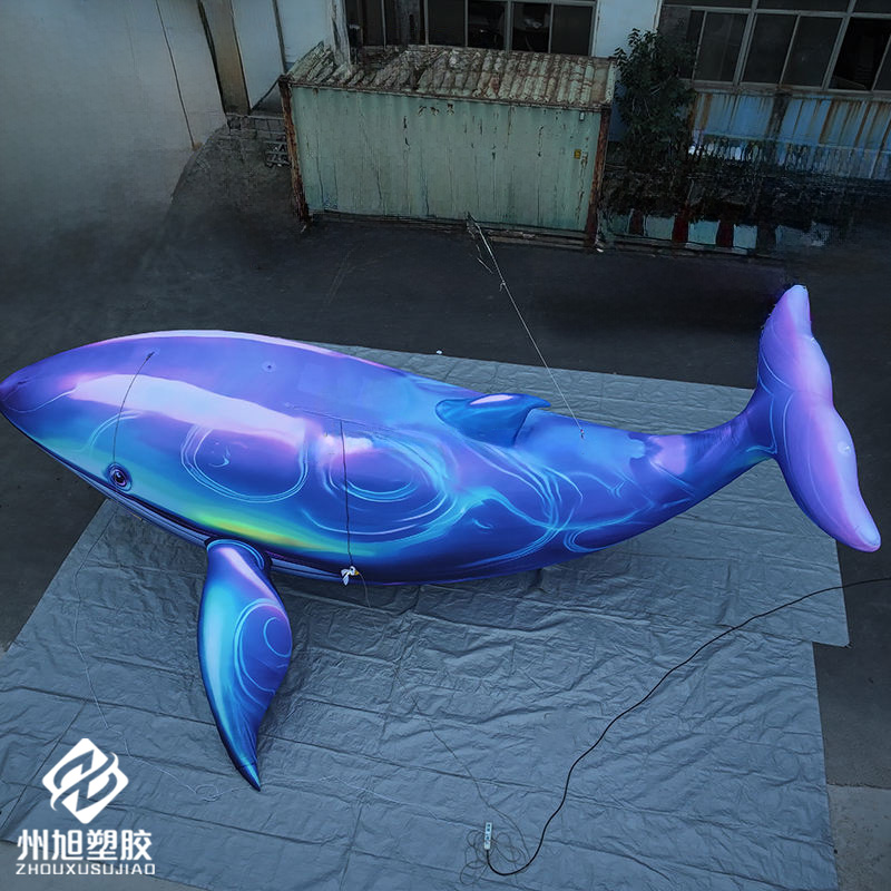 Inflatable blue whale, used as - đánh giá và giá Aquarium Blue Marine