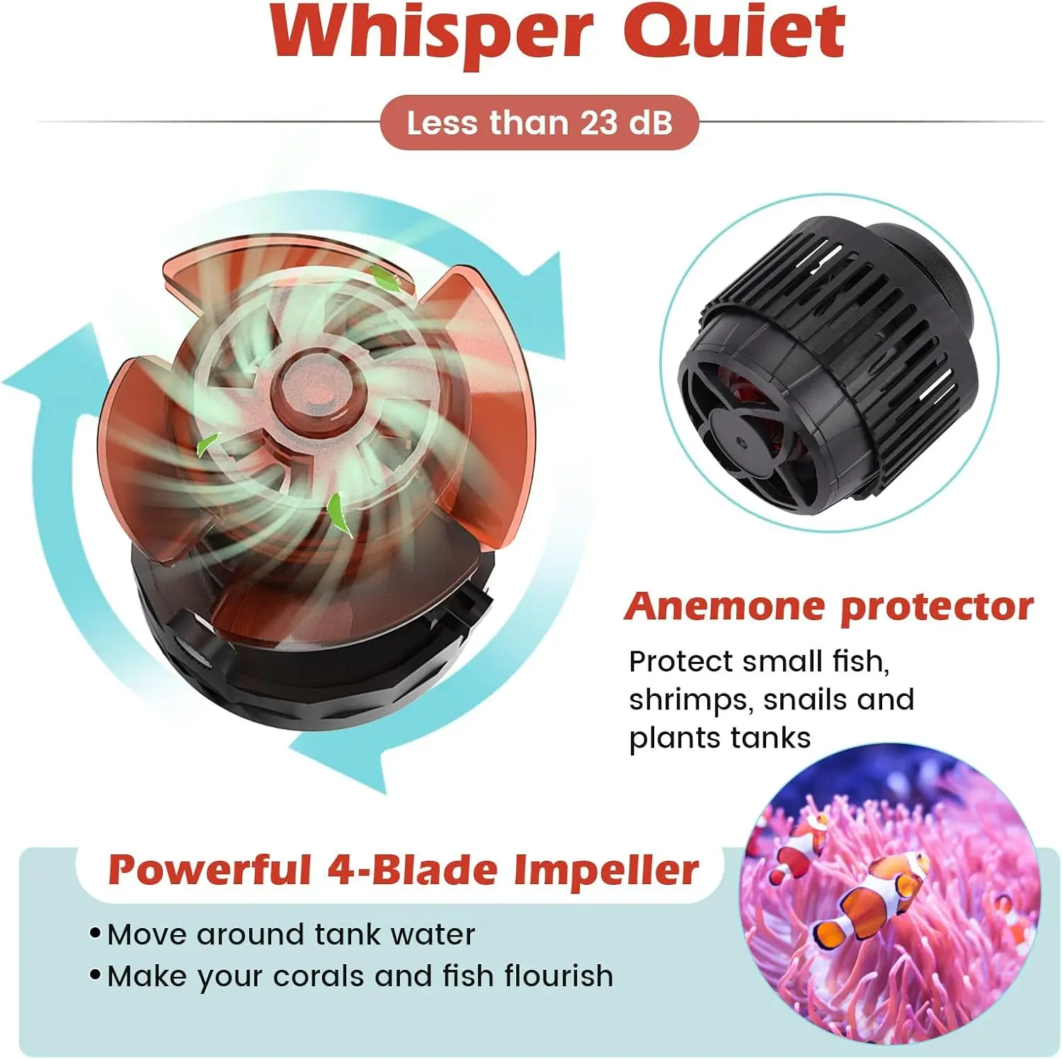 Adjustable Flow Aquarium Wave  - đánh giá và giá Powerhead Wave Maker