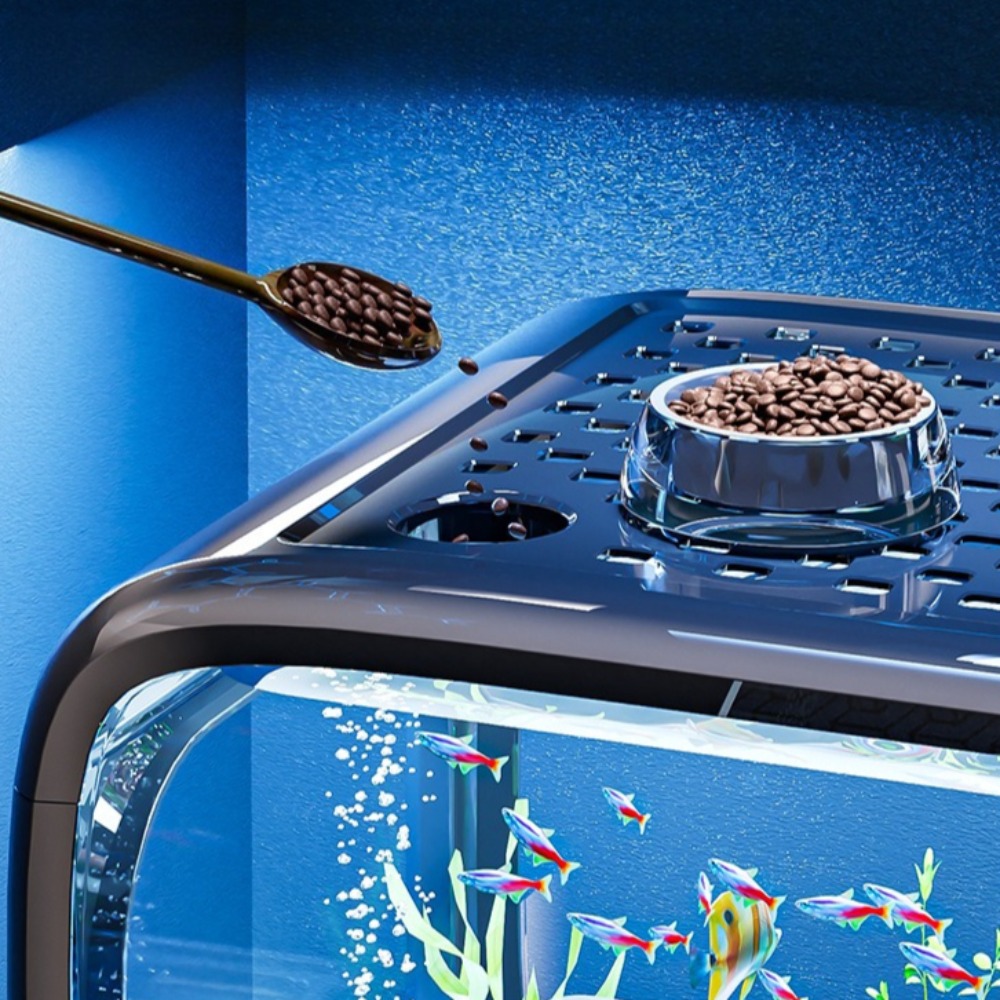 Transparent Luxury Fish Tank D - đánh giá và giá Marine Aquarium Aquascape