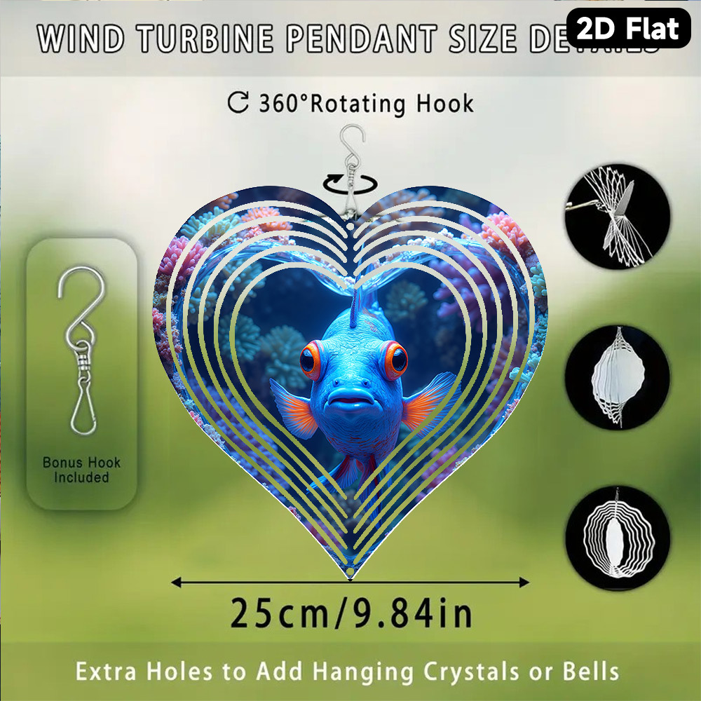 2D Flat, 1pc Bohemian Blue Man - đánh giá và giá Aquarium Blue Marine