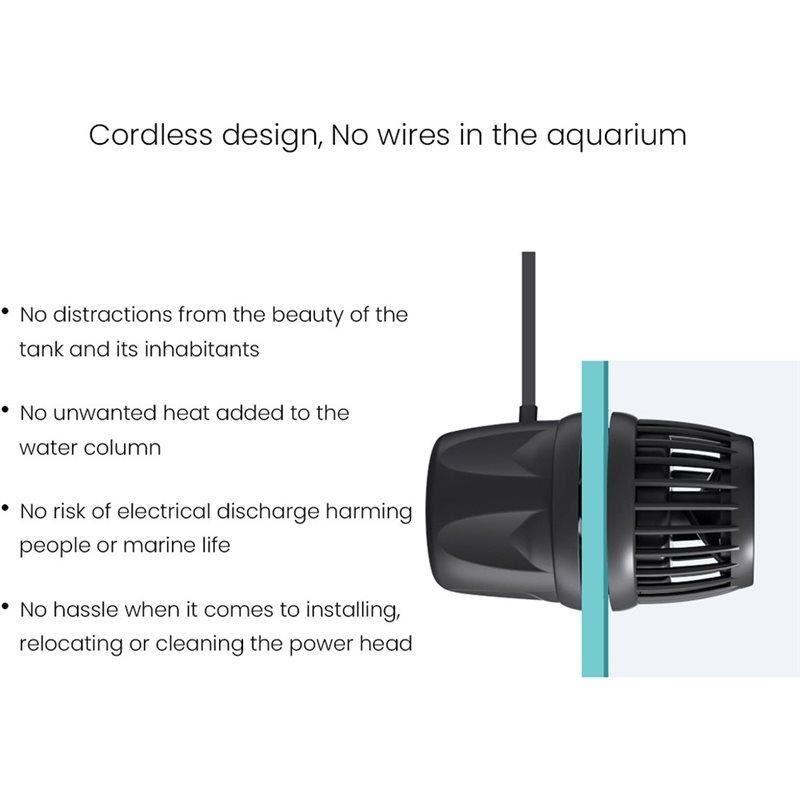 SHGO-Cordless Aquarium Wavemak - đánh giá và giá Powerhead Wave Maker